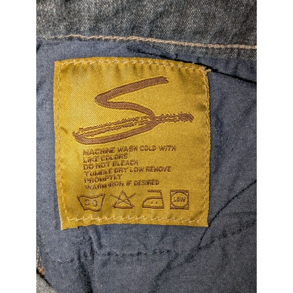 Seven7 Women's Jeans Blue Size 14 Straight Leg Stretch Logo High Rise 28" Denim - Picture 8 of 8